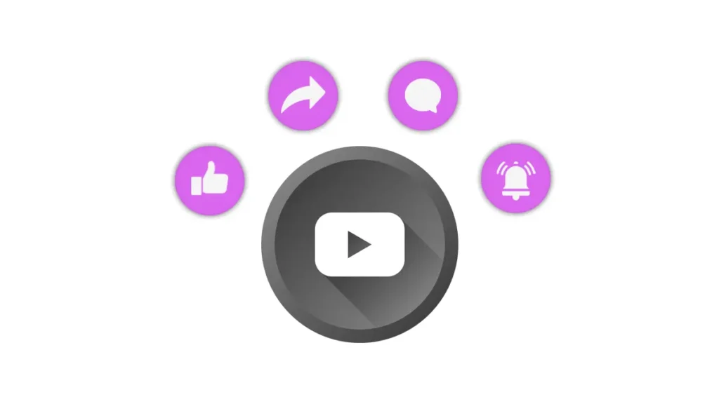 like, share and comment on YouTube